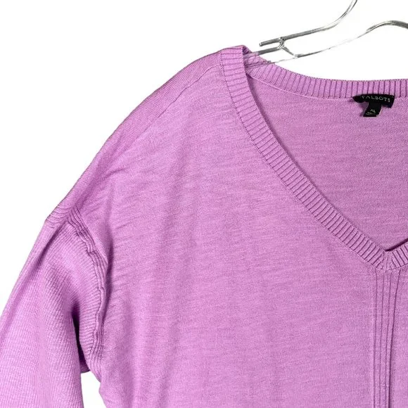 Talbots Pink Relaxed Fit Blouse - Picture 3 of 12